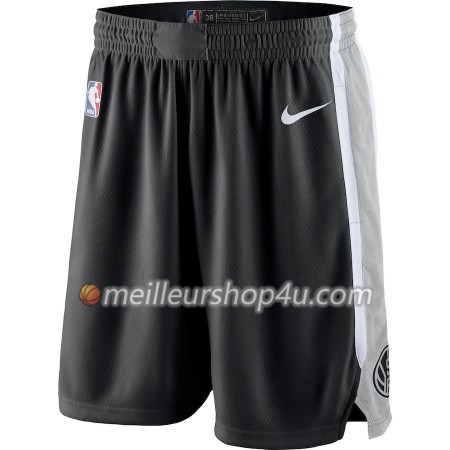 Homme NBA San Antonio Spurs Shorts Noir 2018-19 Nike Swingman